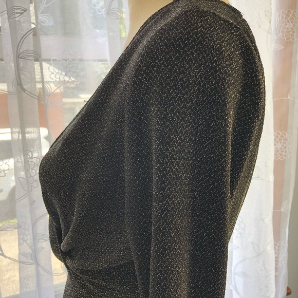 Noir by YDE sparkly LBD SZ M  midi/mini black - Picture 7 of 12